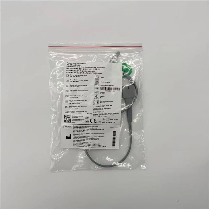 EDAN SpO2 Warp Sensor Neonate 1M Reusable DB9 Spo2 Cable SH3 02.01.110492 high quality