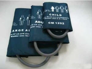 Neonate, Säugling, pädiatrische, erwachsene, kleine Erwachsene, große Erwachsene wiederverwendbare NIBP Cuff, Single Tube 10-15cm mit TPU und Nylon