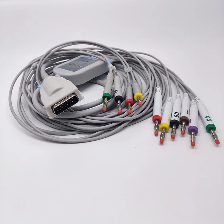 Mortala Burdick EKG-Kabel und Anschlussdrähte 10 Leads Banana