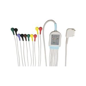 Kenz-kompatibles EKG-Kabel mit Anschlussdrähten
