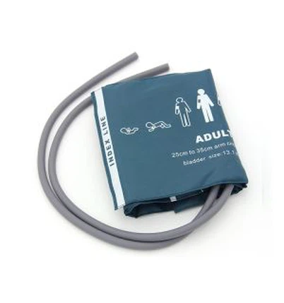 TPU-Material NIBP-Manschette mit Doppelschläuchen Blau