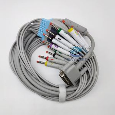 Bionet 15-Pin AHA / IEC 10-adrige EKG-Kabelbanane