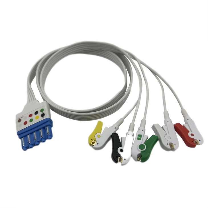 Kompatibler Einweg-EKG-Ableitungsdraht mit 3/5 Ableitungen von Phili 989803173131